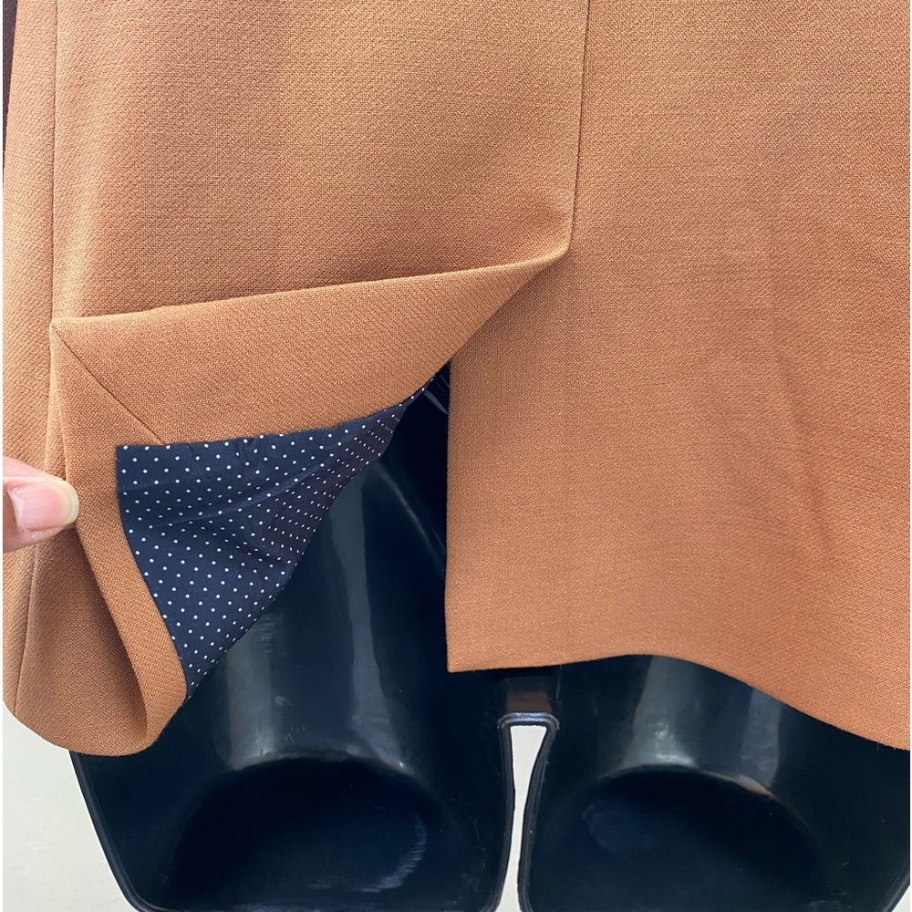J.Crew Blazer Jacket Brown Size 2 - Picture 11 of 12